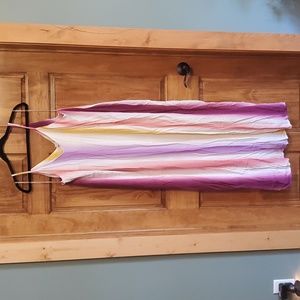 NWT Love In Spaghetti Strap Striped Maxi Dress Size 1X